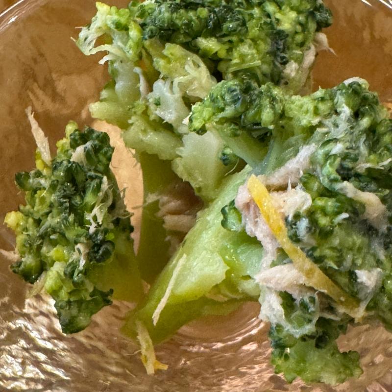 ブロッコリーとツナの和え物(むしろ12食御膳)(むしろ和食)