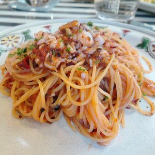 タコミンチのプッタネスカ(マンジャ・パスタ )