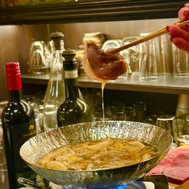 しょうゆベース　猪しゃぶ(BAR 風跡)