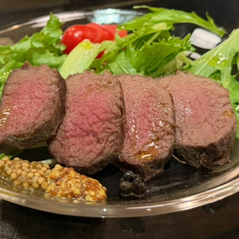 鹿肉のロースト　鹿肉ロース(BAR 風跡)