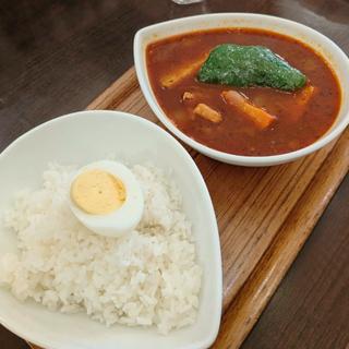 スープカレー(赤)　チキン