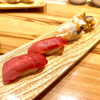 本鮪中トロと西貝(天然本まぐろ ありそ鮨し グランスタ東京店)
