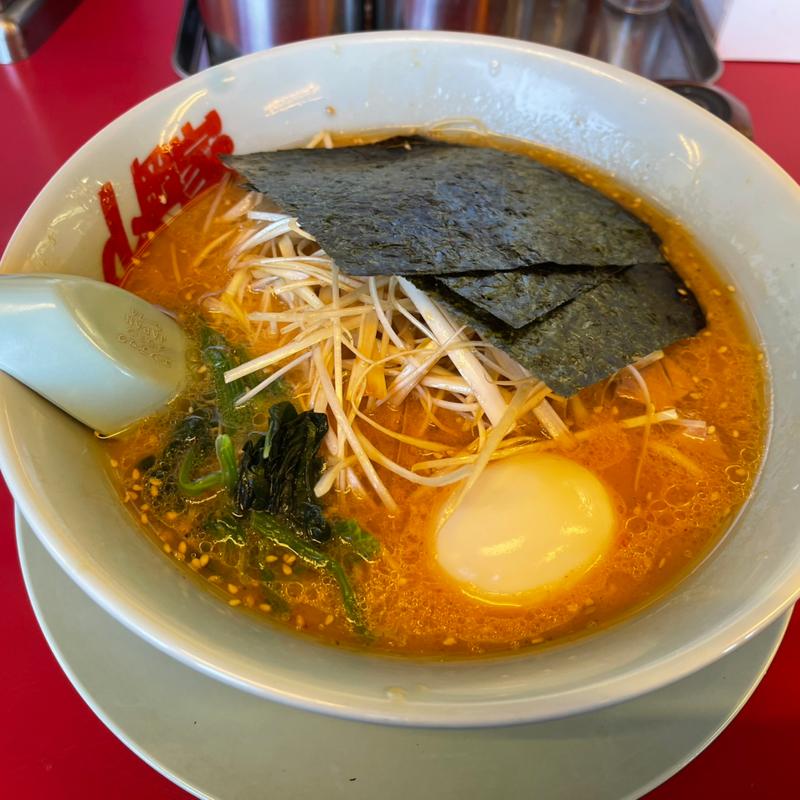 特製味噌ネギ➕味玉(ラーメン 山岡家 羽生店)