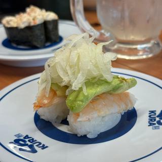 えびアボカド(くら寿司 今池駅前店)