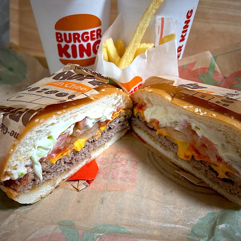 ダブルワッパーチーズセット(バーガーキング 仙台駅前店)