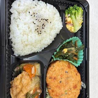 日替わりランチ　とうふハンバーグ(テイクアウト&デリ musha)