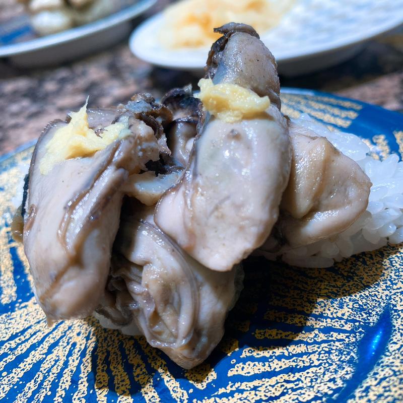 牡蠣(回転寿司根室花まる JRタワーステラプレイス店)