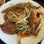 ニラレバ定食(百香亭 守谷店 （ヒャッコウテイ）)