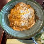 カツ丼　セット　たぬき蕎麦