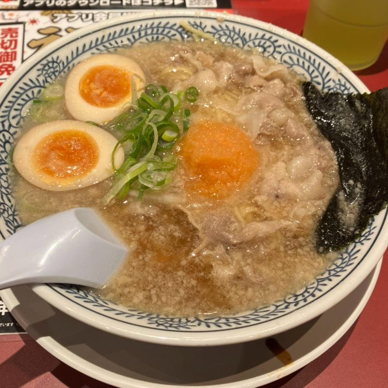 熟成醤油味玉肉そば(丸源ラーメン 品川シーサイド店)