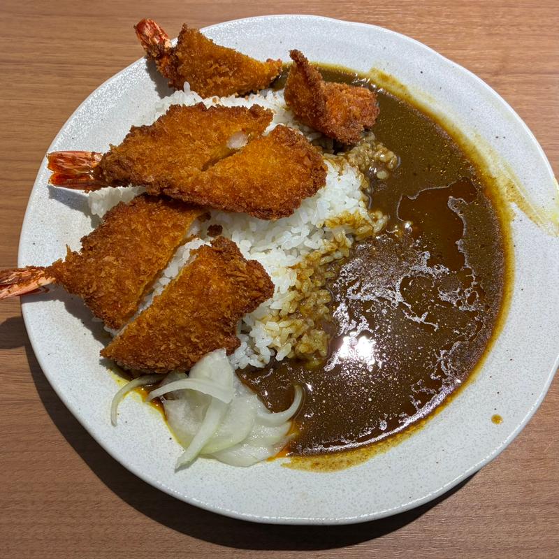 エビフライカレー(辛来飯 （カーライス）)
