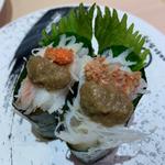 内子入り本ずわい蟹軍艦(回転寿司みさき イオン板橋ショッピングセンター店)