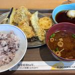 豚天定食(天麩羅えびのや さんすて岡山店)