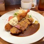 ビフカツランチS +エビフライ