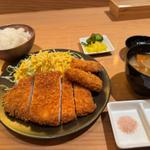 ロースかつ&ヒレかつ定食