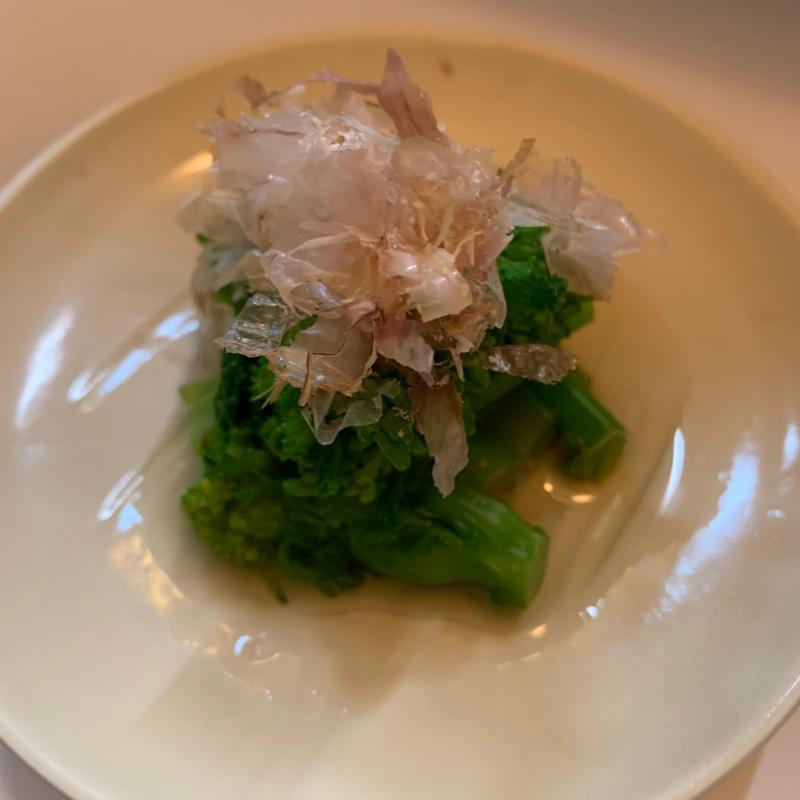 菜の花のお浸し(ほそぼそ亭)