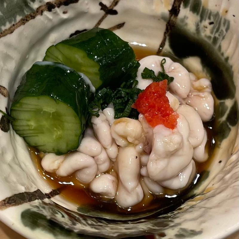 白子ポン酢(鮨屋とんぼ 栄店)