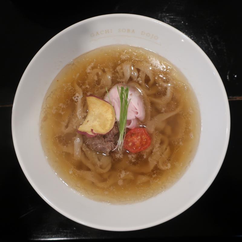 極太手揉拉麺(麦の寅GACHI SOBA DOJO)