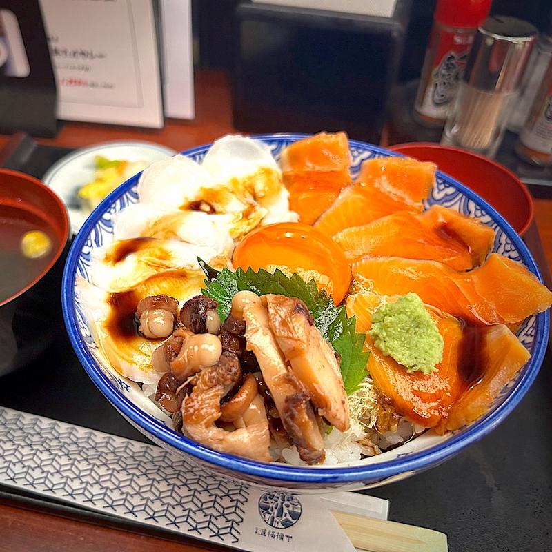 三陸銀鮭タコめし(たんや善治郎 三陸海鮮部)