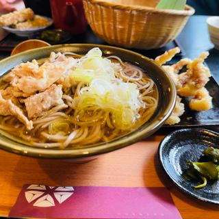 冷たい肉そば(大盛)