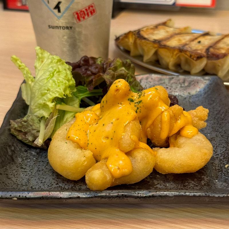 ピリ辛大人のエビマヨ(餃子のかっちゃん)