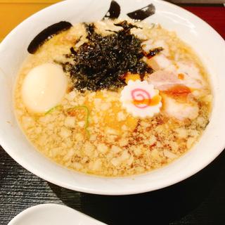 中華そば(背脂普通・煮卵トッピング)(燕三条 酒麺亭潤 CoCoLo新潟)