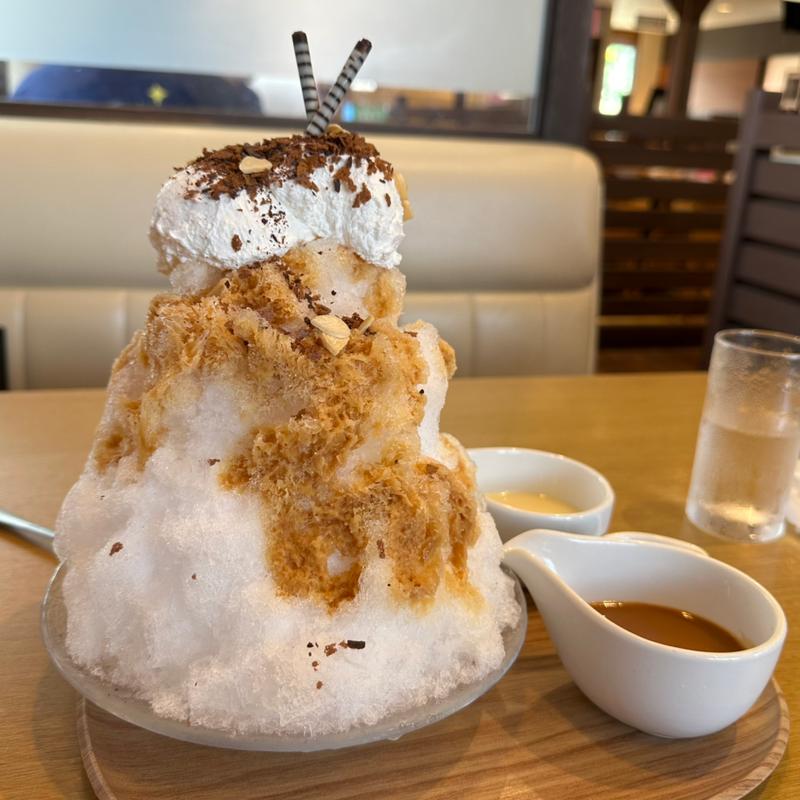 純氷ふわふわかき氷 キャラメルマキアート(ココス 韮崎若宮店 （COCO'S）)