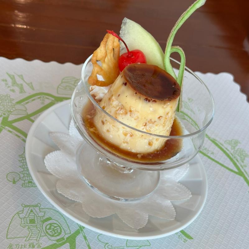 自家製カスタードプリン(カフェテラス 峠)