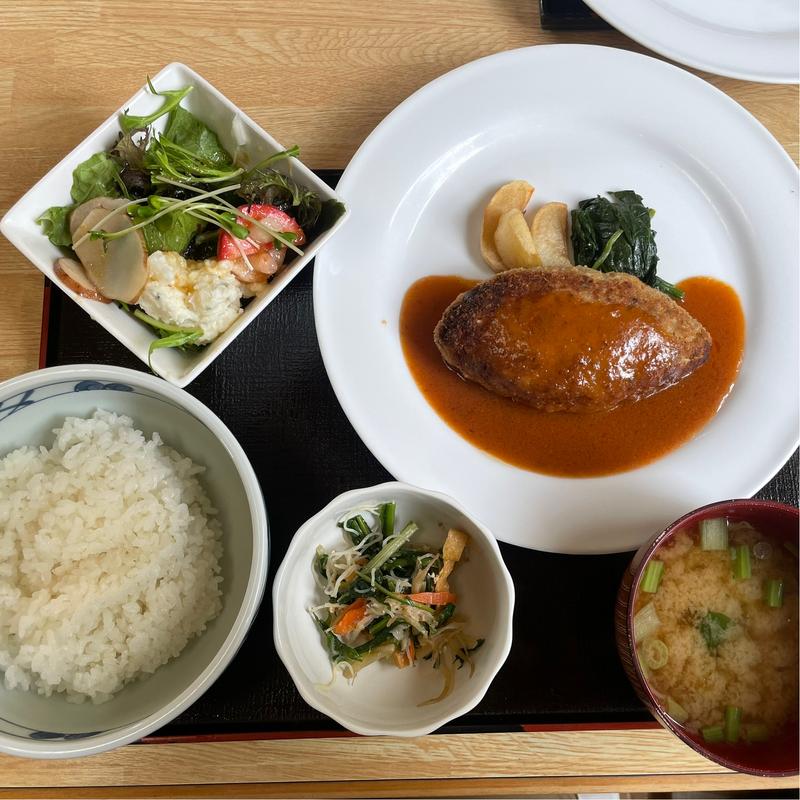 ハンバーグ(味の郷こばりどん)