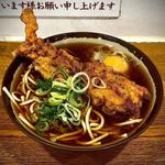 唐揚げそば 玉子