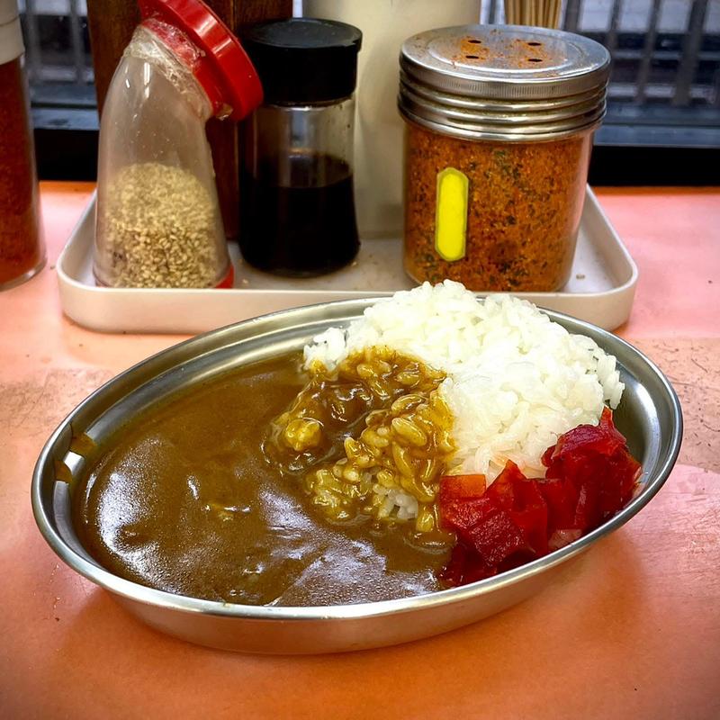 ミニカレー(常盤軒 品川駅 山手線ホーム店)