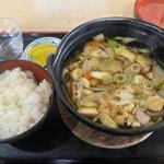 鉄鍋けんちん蕎麦ライス