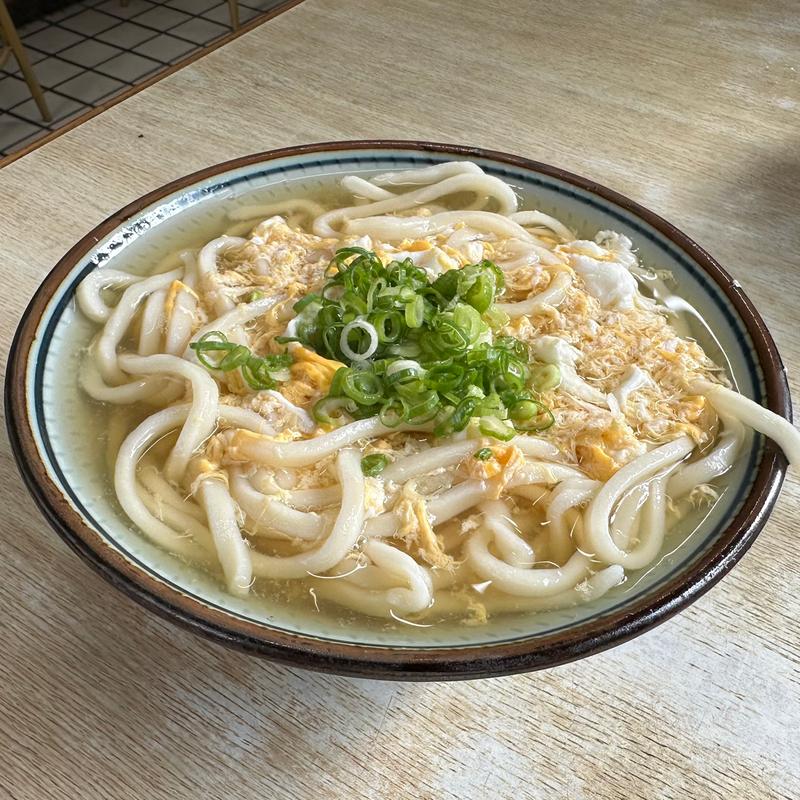卵とじうどん　中(柳川製麺所 やな川うどん 本店)
