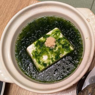青海苔豆腐(とびっきり鮮魚 鹿島田酒場)