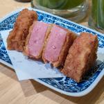 厚切りハムカツ