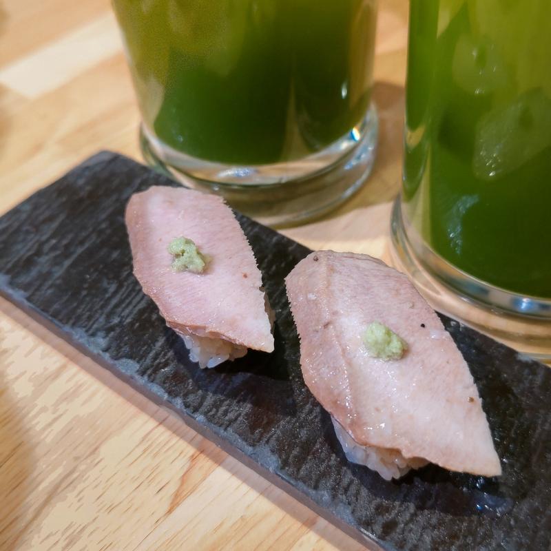 やわらか茹でタン握り(鮨・酒・肴 杉玉 大船)