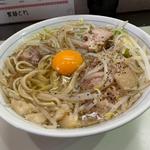 塩ラーメン 生卵