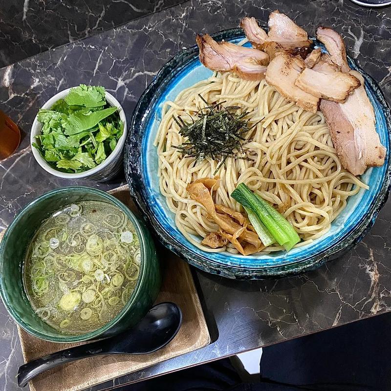 もりそば 麺500g パクチー(群青 )