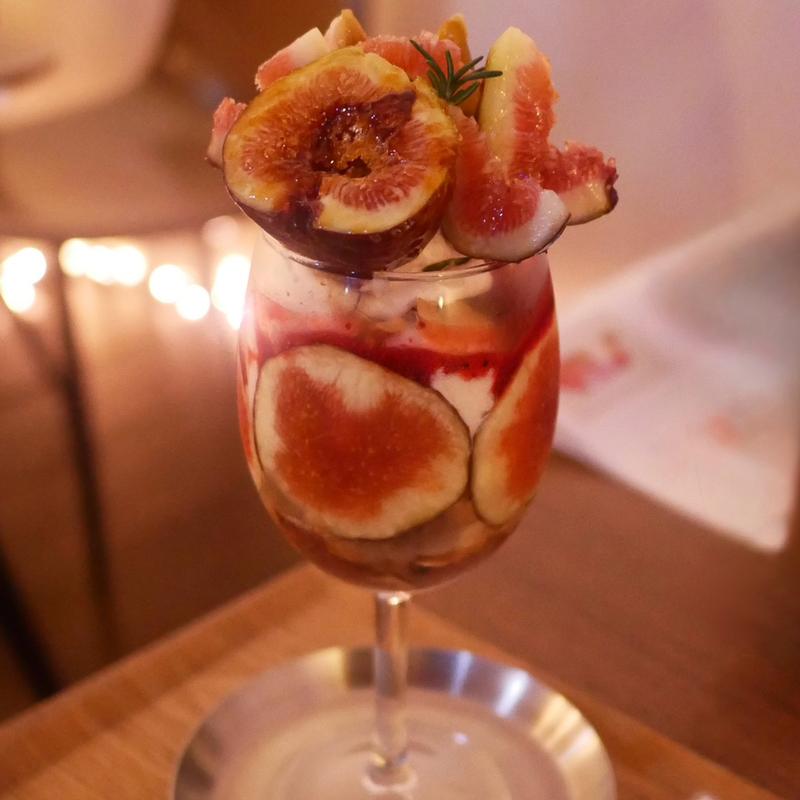 いちじくのパフェ(グレープショップココロ)