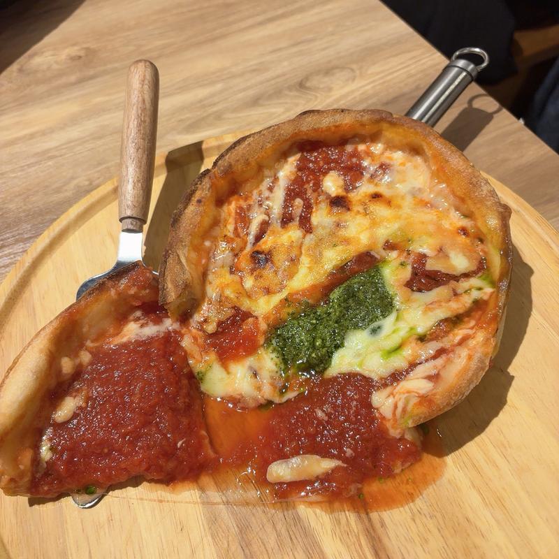 マルゲシカゴピザ(原価ビストロチーズプラス ルシアス天王寺店)