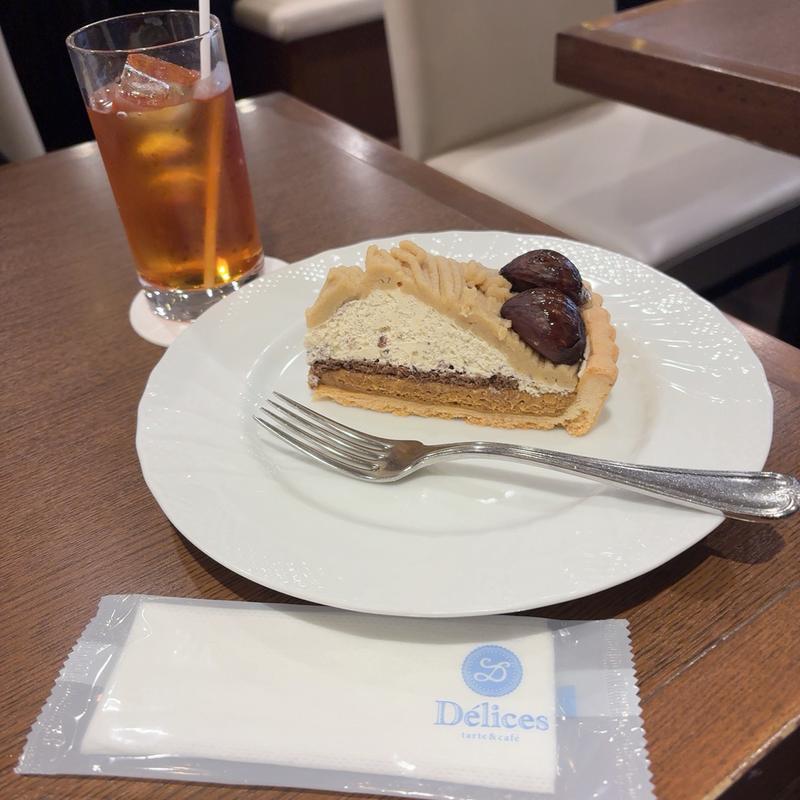 和栗のモンブランタルト(デリス タルト&カフェ 天王寺ＭIO)