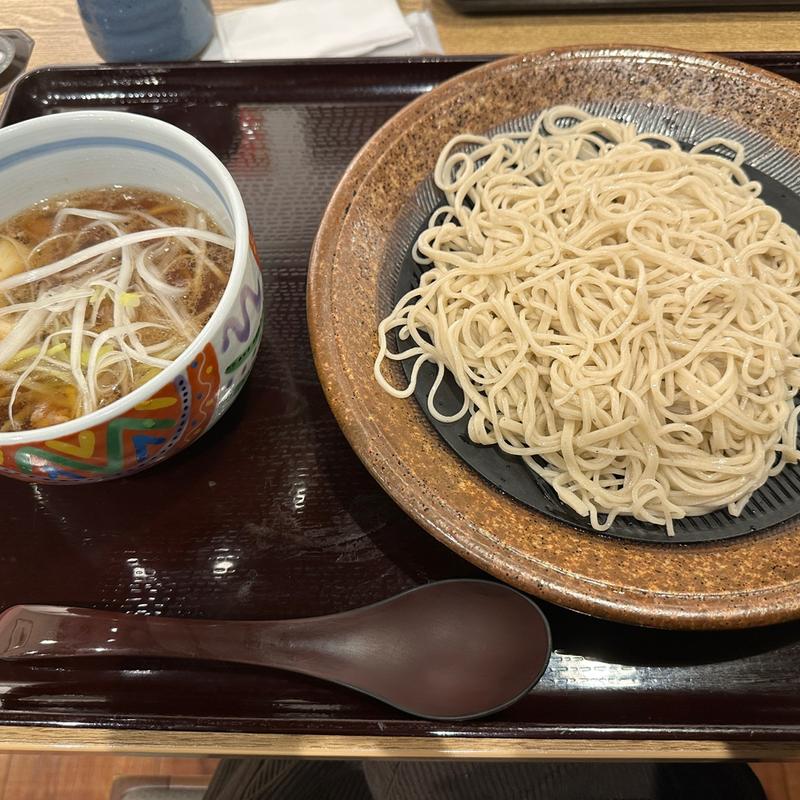 鴨南蛮つけそば(十割そば会 いわき小名浜店)