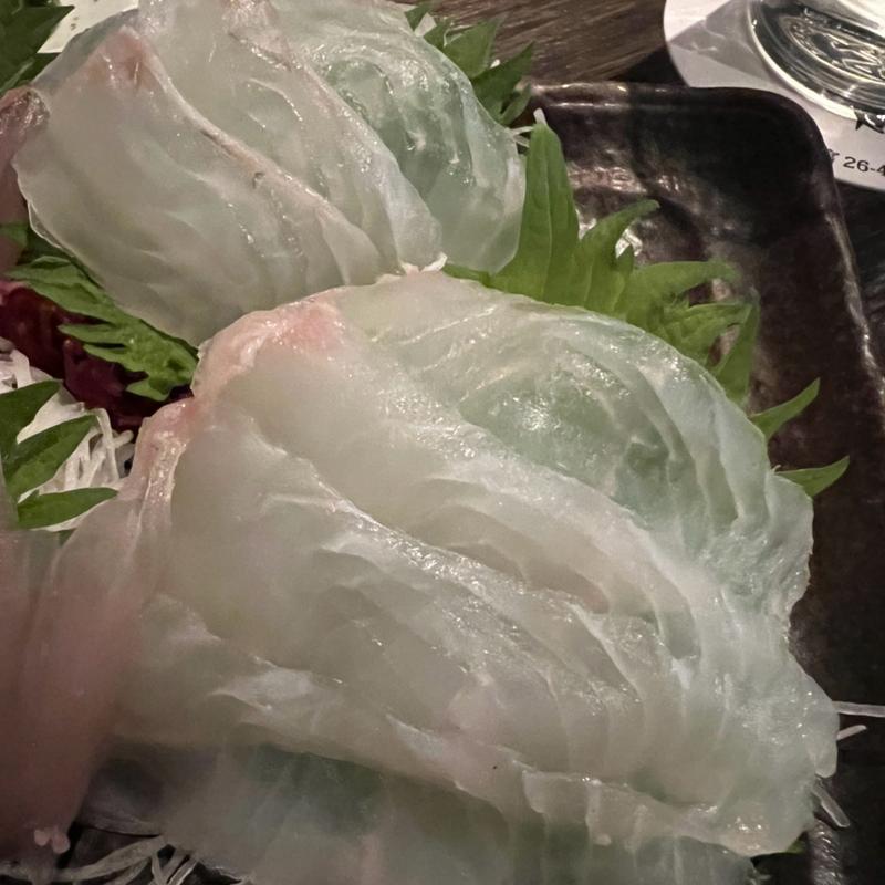 平目刺身(旬鮮酒肴 あら磯)