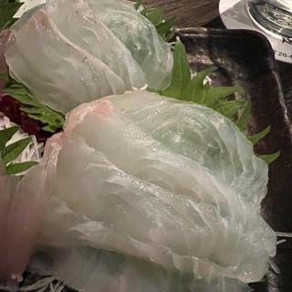 平目刺身(旬鮮酒肴 あら磯)