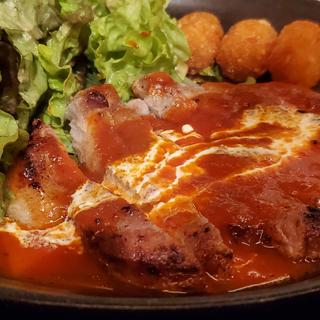 ポークソテー定食(DINING さっちも)