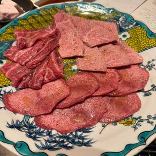 頭、うでから3種のお肉(東京焼肉 平城苑 浅草総本店)