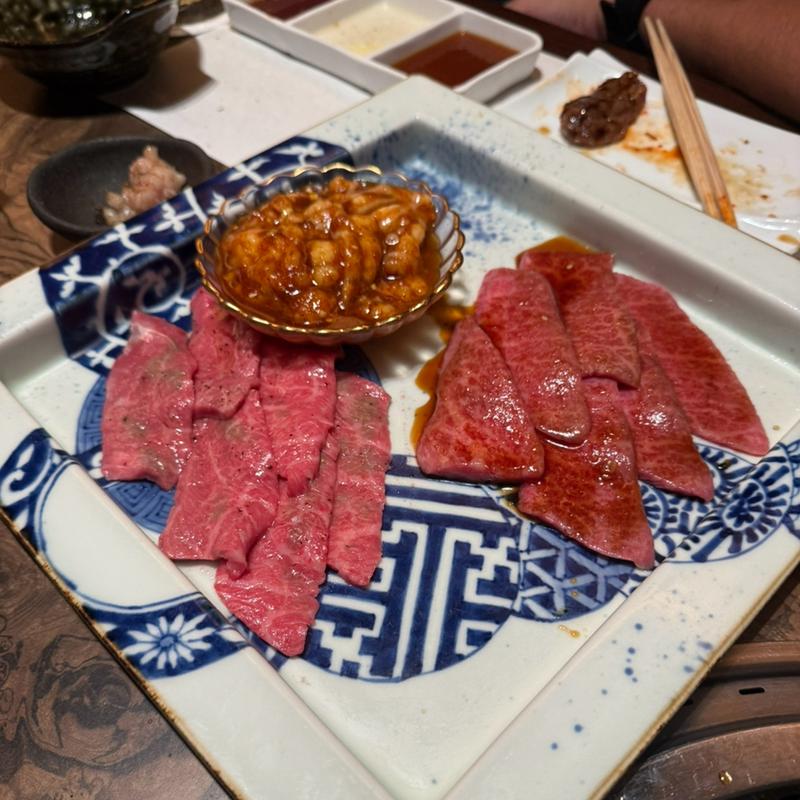 もも、尻から2種、内臓を1種(東京焼肉 平城苑 浅草総本店)