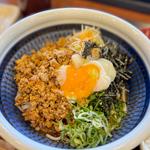 汁なし担々うどんセット(丸亀製麺 広島安芸店 )