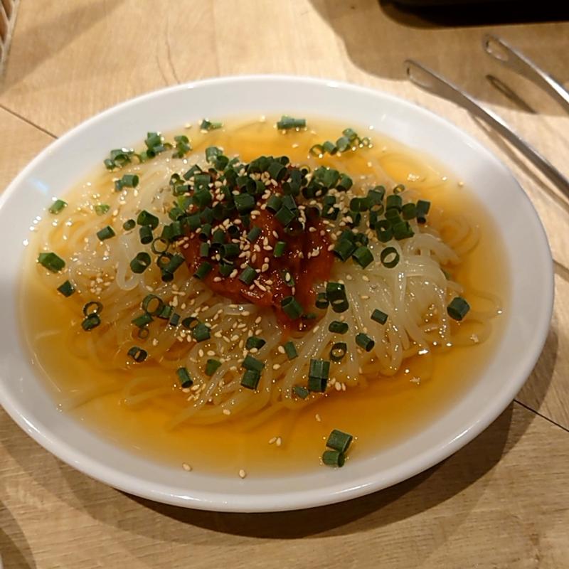 梅干し冷麺(生ラムかんな 銀座コリドー街)