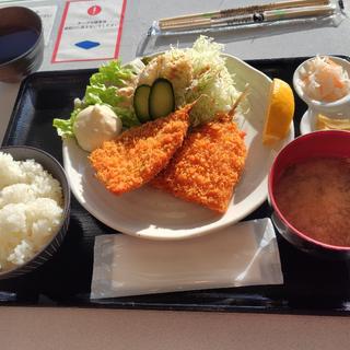アジフライ定食(紀宝町ウミガメ公園お食事＆喫茶コーナー )